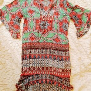 Democracy Boho linen dress